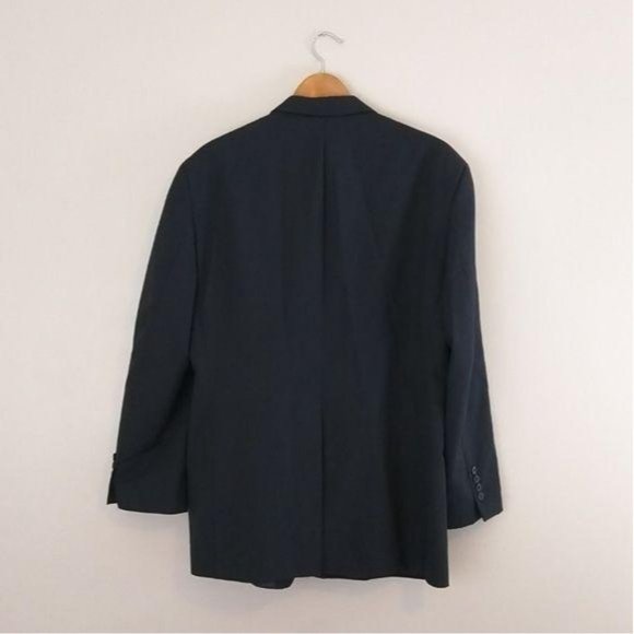 DKNY black 3 front pocket Blazer Size 42 regular - Picture 5 of 8